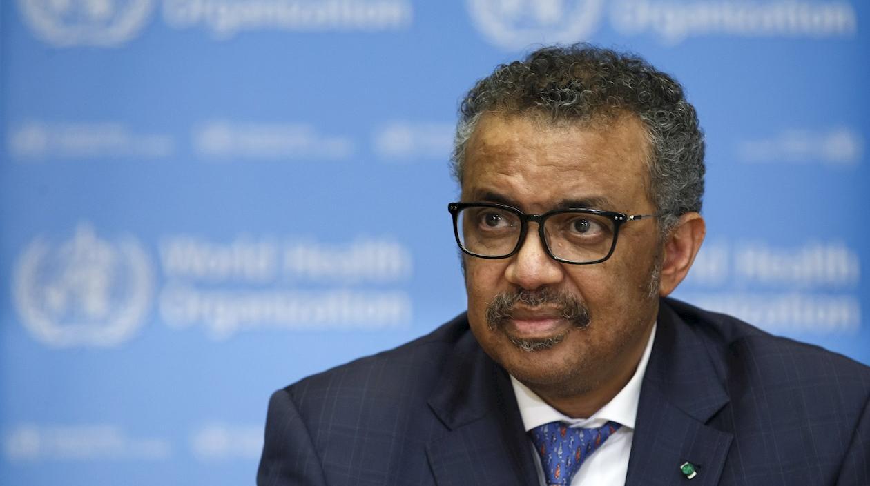 El director general de la OMS, Tedros Adhanom Ghebreyesus.