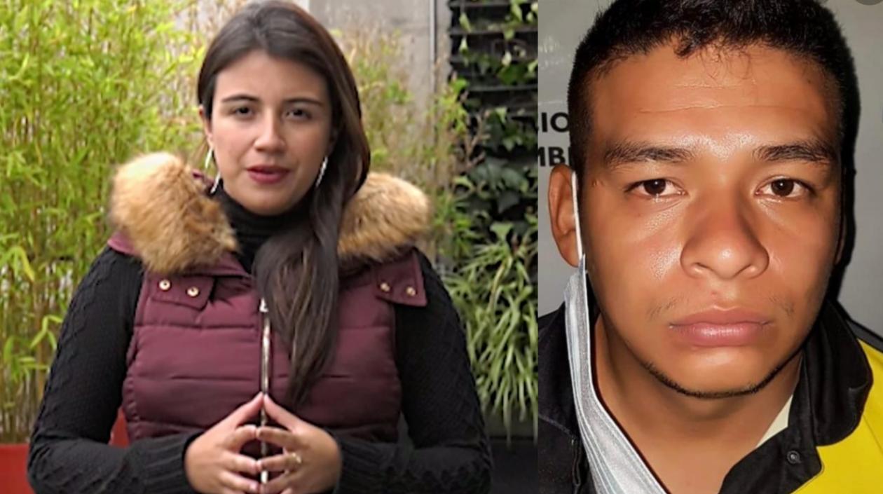 Delegada Luisa Obando Guerrero y disidente Duverney Barrera Bustos.