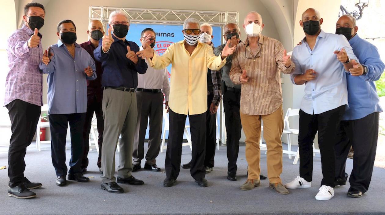 El Gran Combo de Puerto Rico durante la presentación.