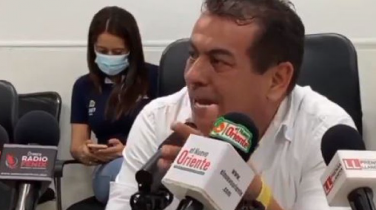 El Alcalde de Yopal, Luis Eduardo Castro.