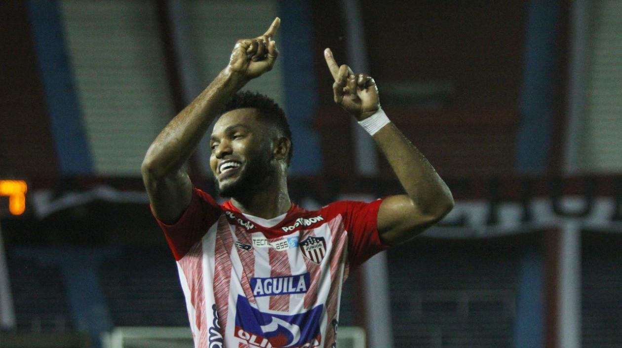 Miguel Àngel Borja, delantero de Junior. 