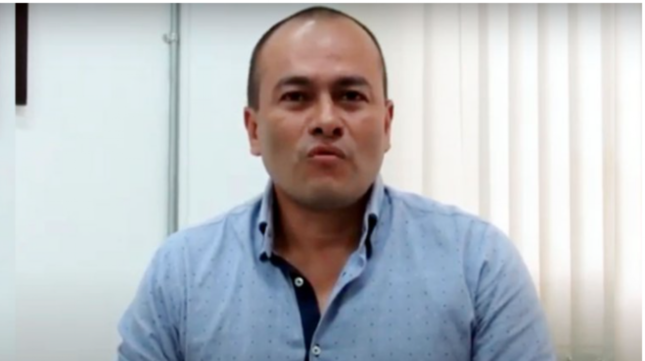 El gerente del hospital Luis Octavio Gutiérrez Montes.