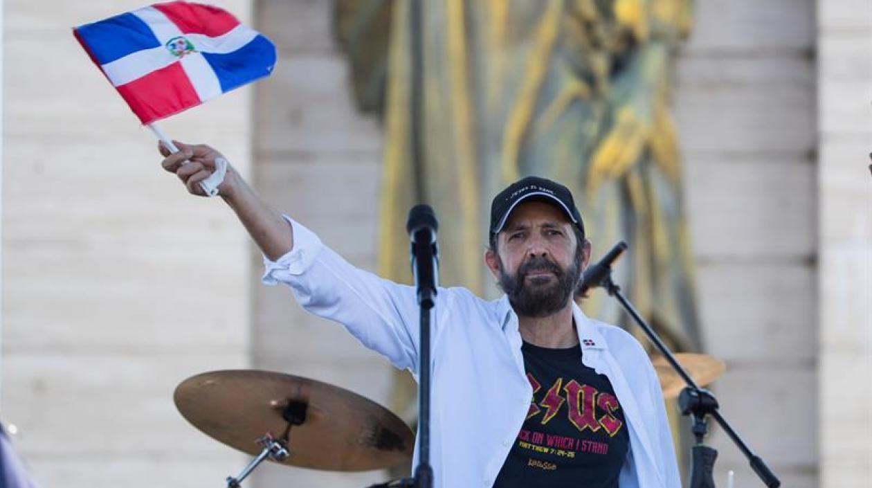El artista dominicano Juan Luis Guerra.