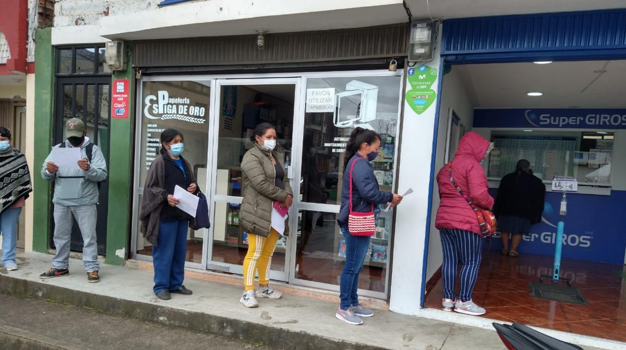 Pago de Ingreso Solidario.