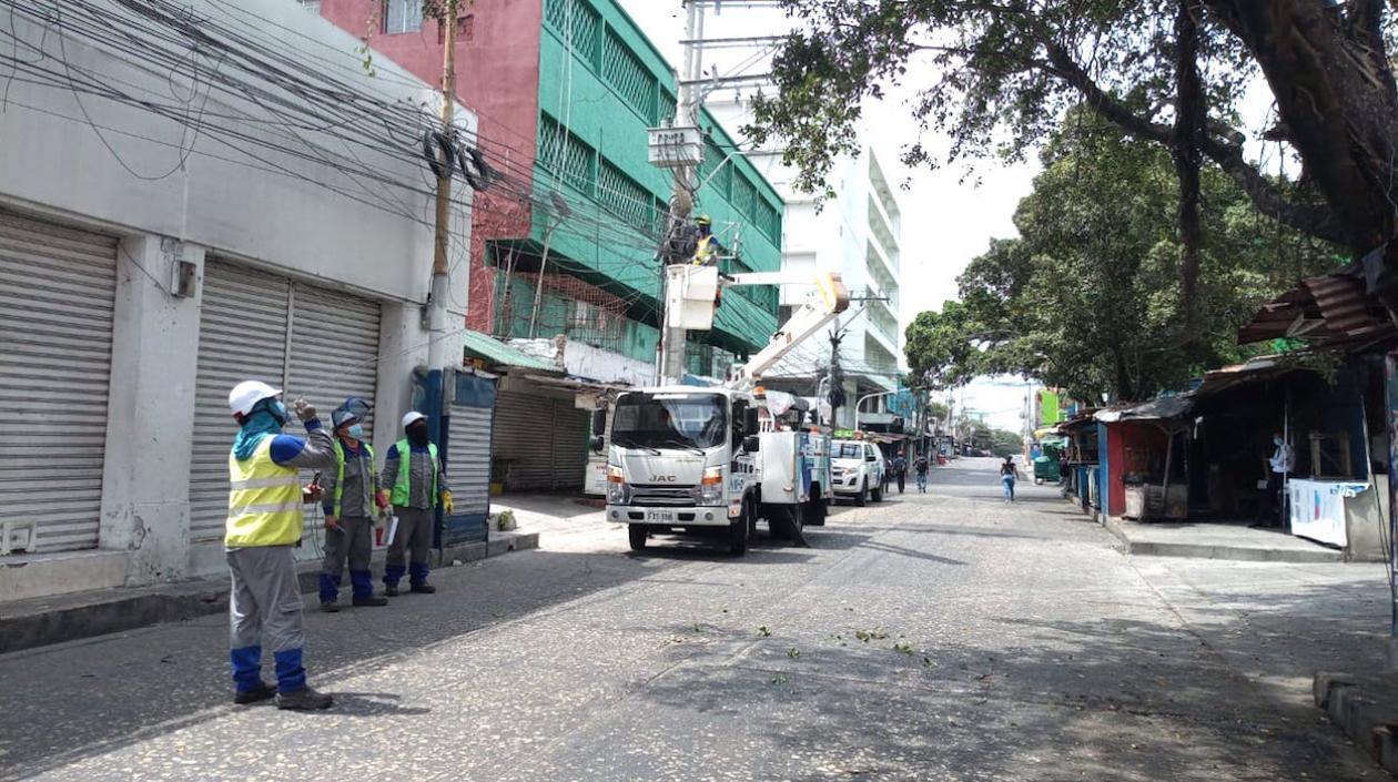 Operativo de desconexión de energía.