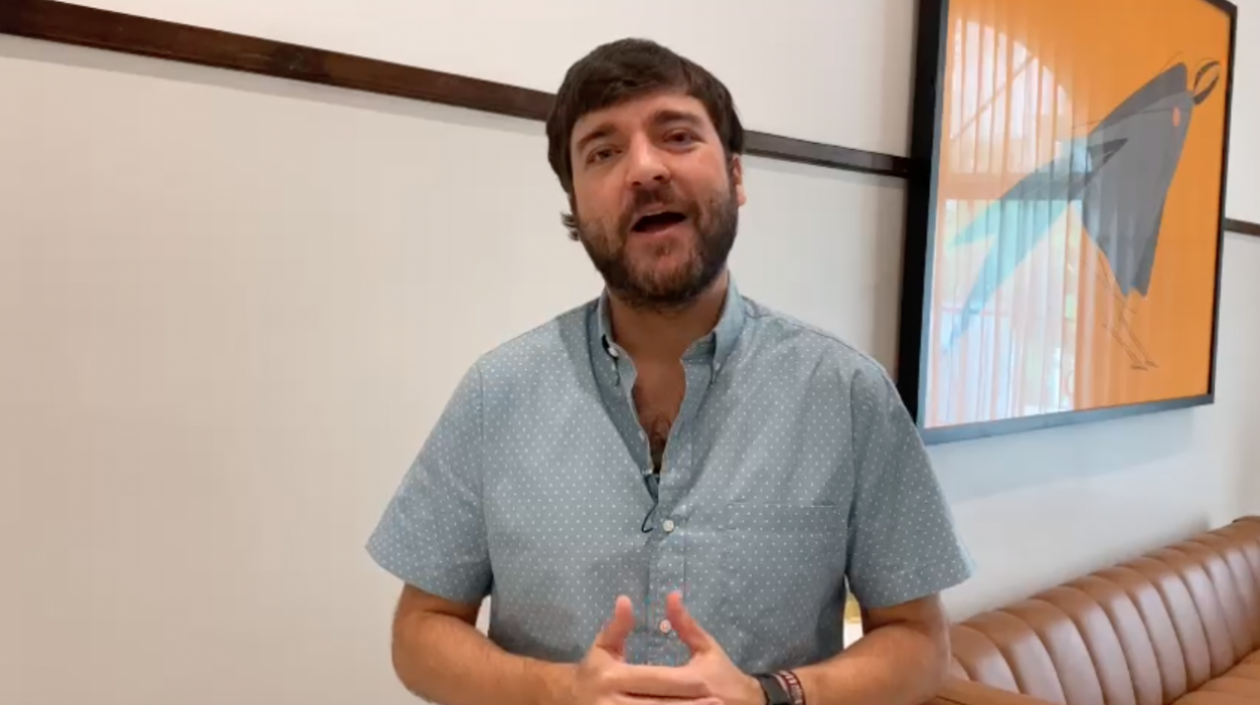 El Alcalde de Barranquilla, Jaime Pumarejo.