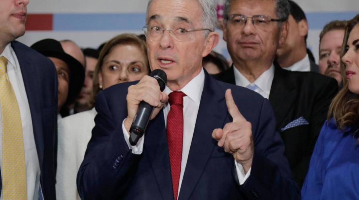El expresidente Álvaro Uribe Vélez.