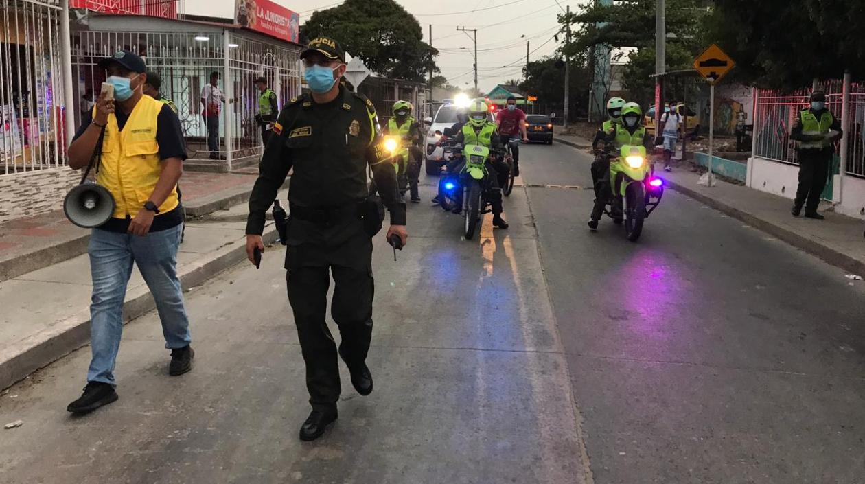 Operativos en la ciudad.