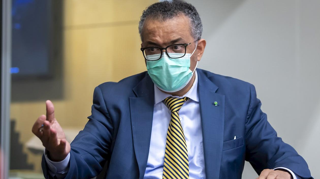 El director general de la OMS, Tedros Adhanom Ghebreyesus.