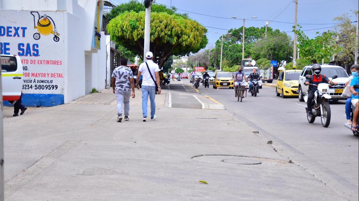 Imagen de una calle en Valledupar.