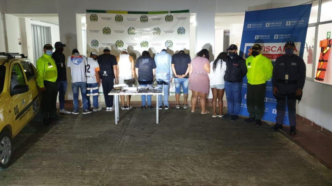 Banda "Los tierreros".