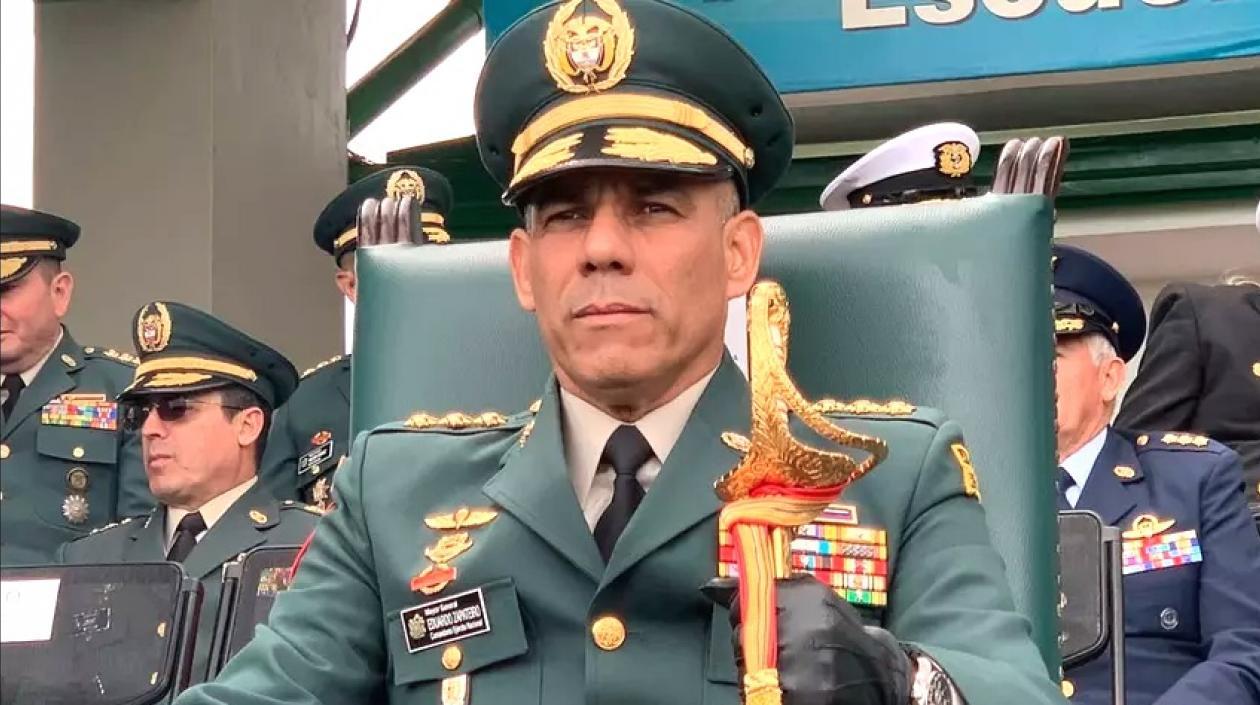 General Eduardo Zapateiro, Comandante del Ejército Nacional.