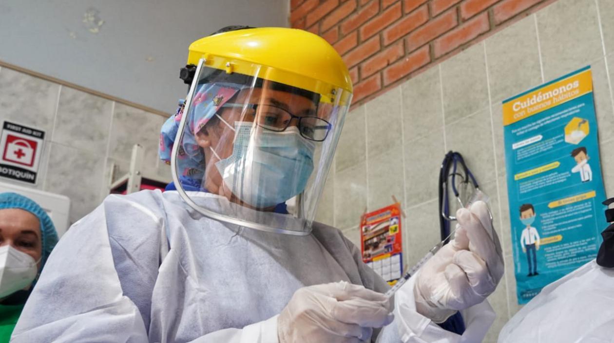 Vacunación contra el Covid-19 en Barranquilla.