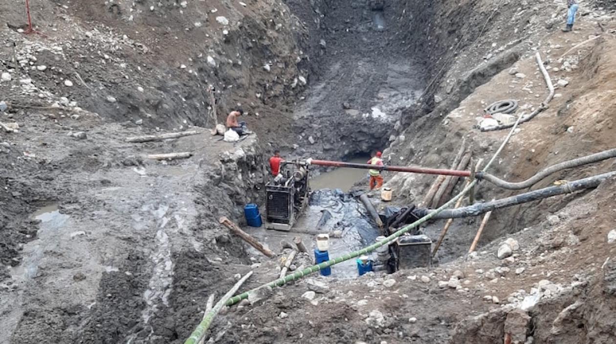 Lugar de la tragedia.