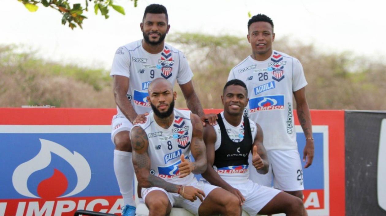 Miguel Ángel Borja, John Pajoy, Freddy Hinestroza y Fabián Viáfara. 