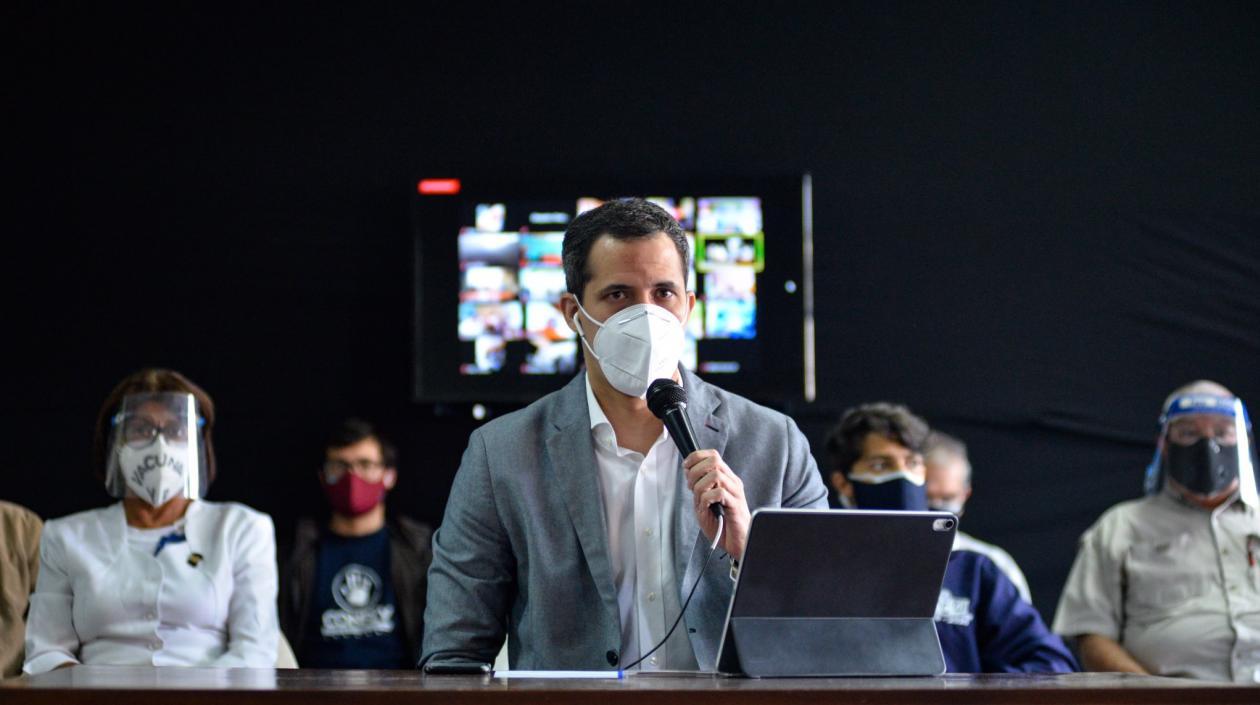 El líder opositor venezolano Juan Guaidó.