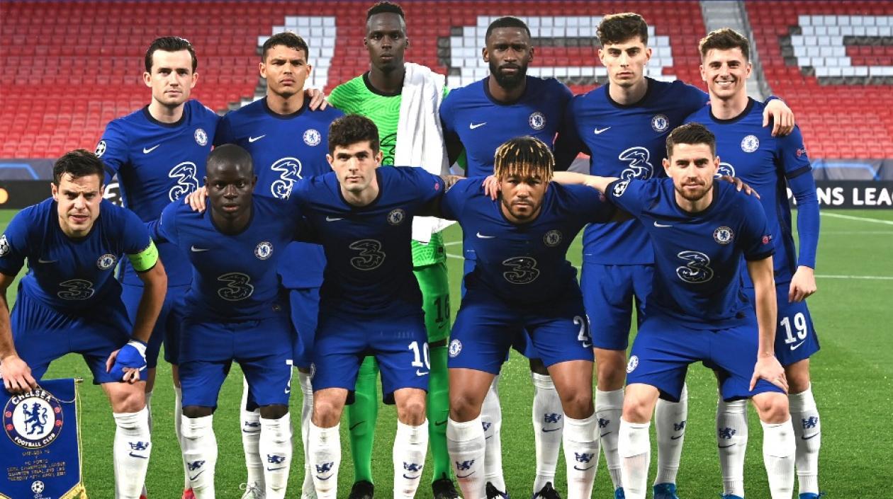 Nómina titular del Chelsea.