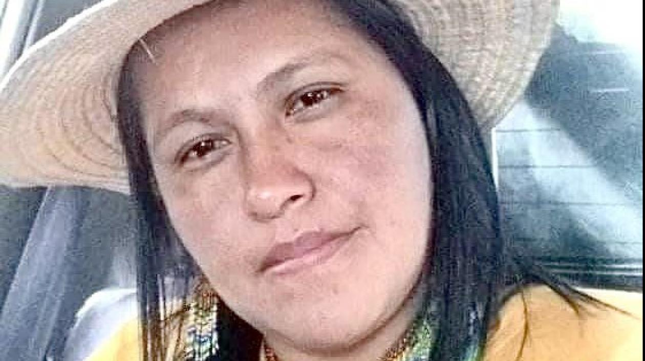 Sandra Liliana Peña, gobernadora indígena.