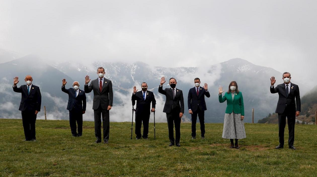 Jefes de estado de España, Portugal, República Dominicana, Guatemala y Andorra.