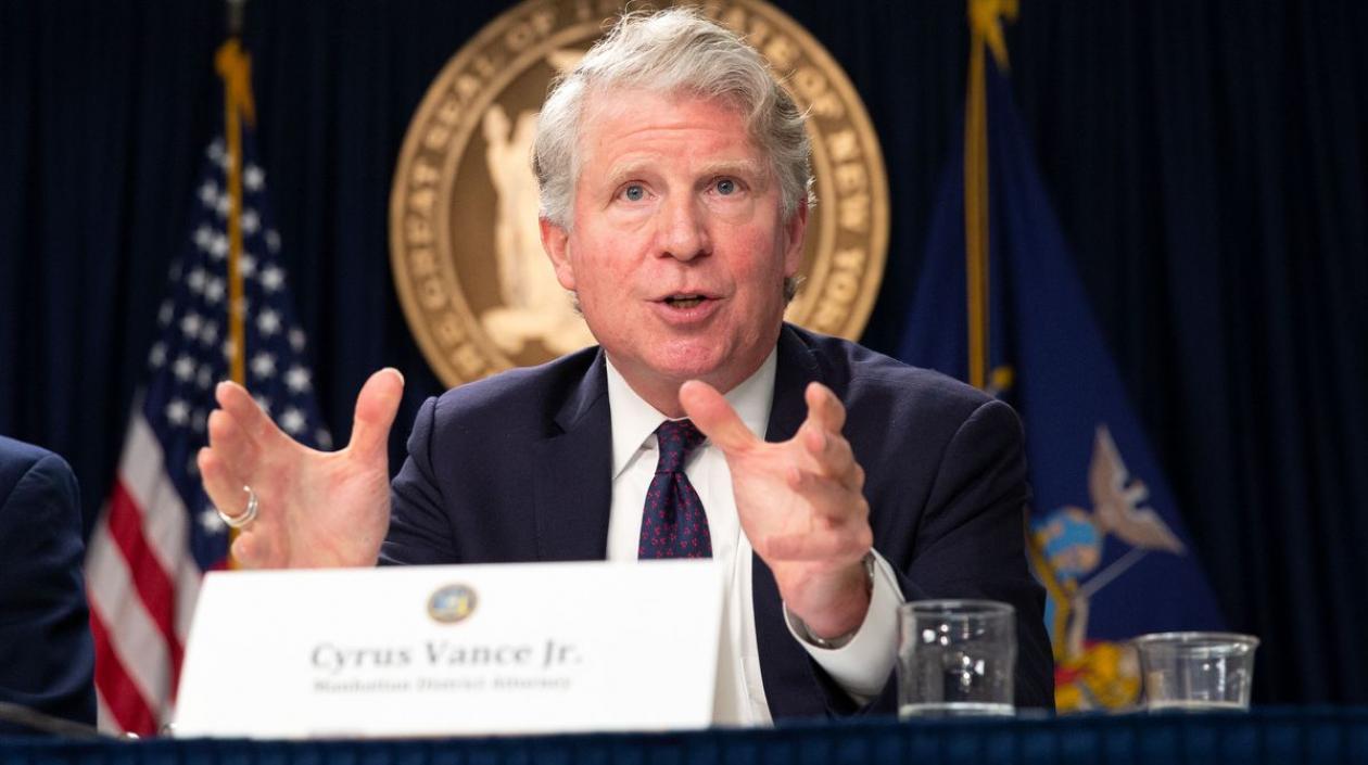 Cyrus Vance, fiscal del distrito de Manhattan. 