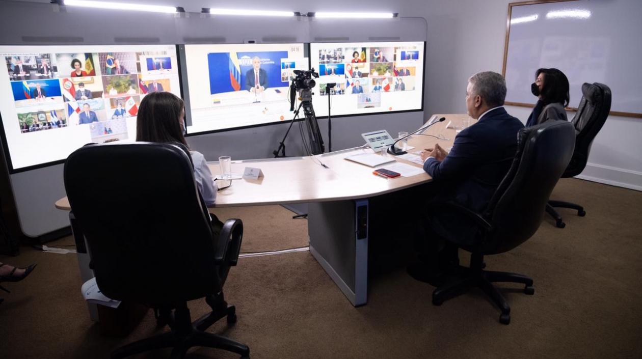 Iván Duque en la XXVII Cumbre Iberoamericana de Jefes de Estado y de Gobierno