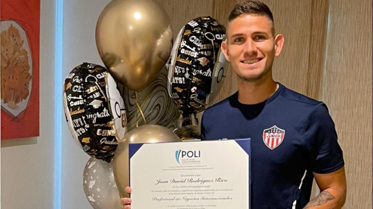 Juan David Rodríguez, jugador de Junior. 