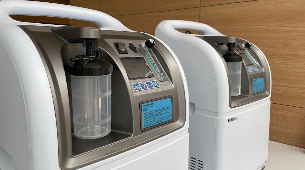 Los equipos donados.