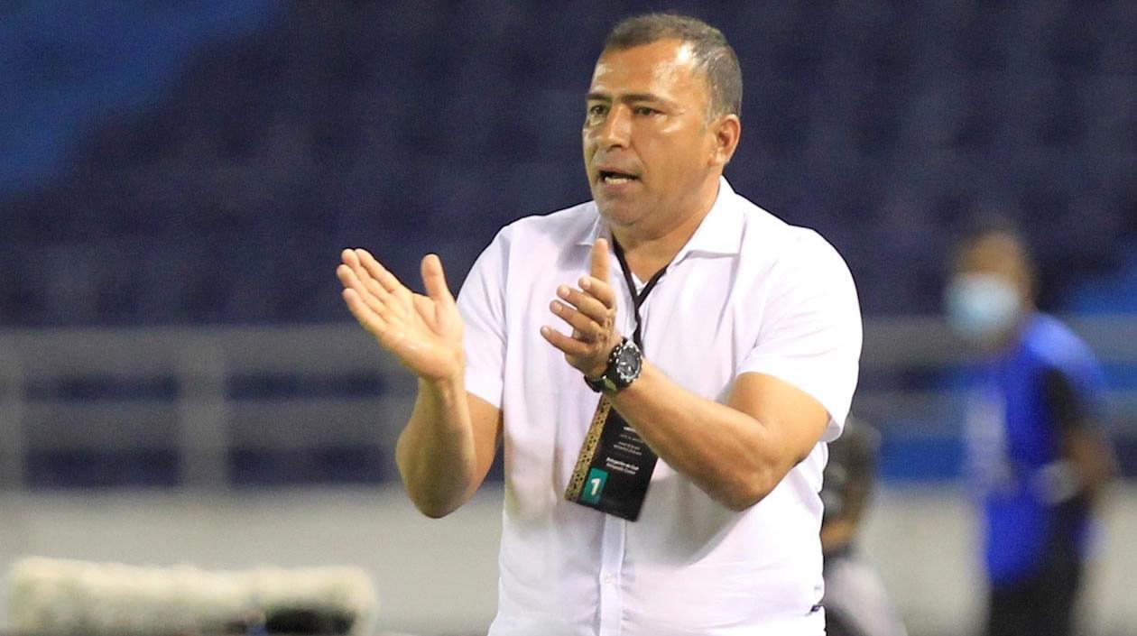 Harold Rivera, DT de Independiente Santa Fe.