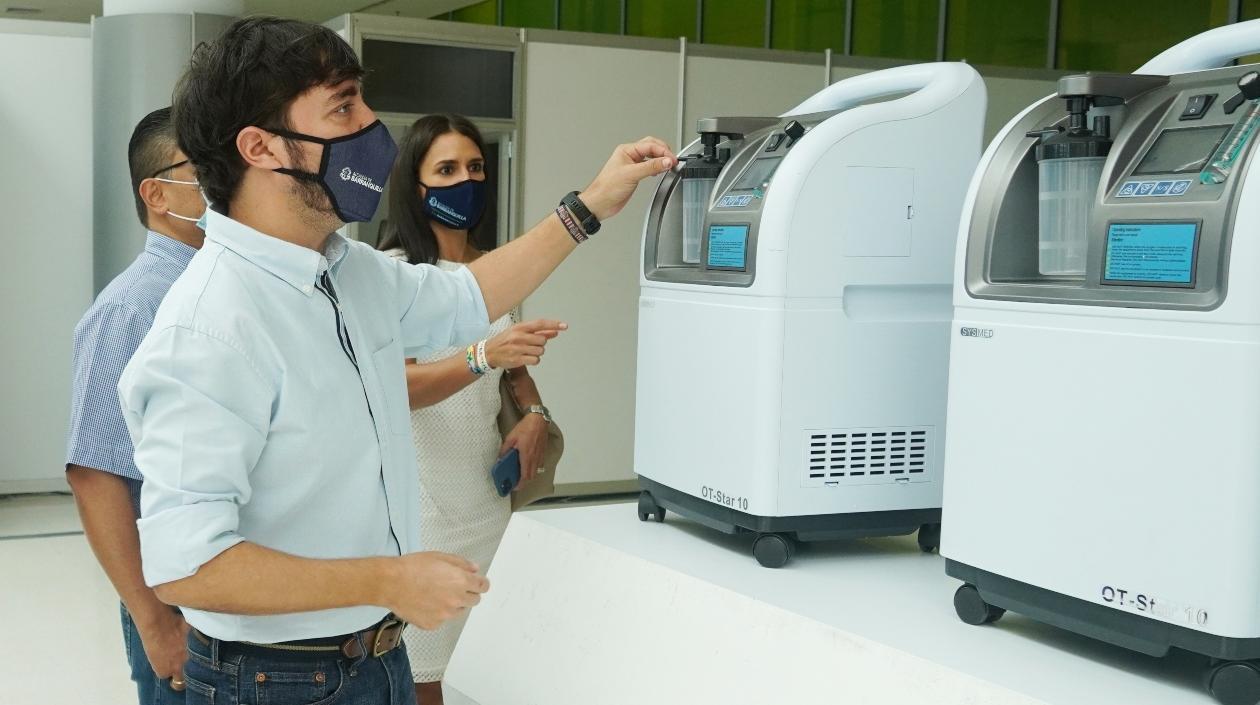 El Alcalde de Barranquilla, Jaime Pumarejo.