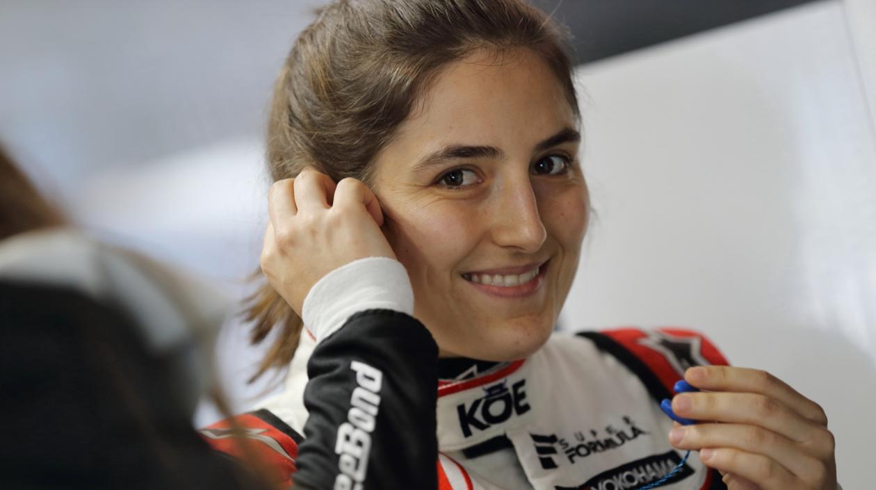 Tatiana Calderón, piloto colombiana. 