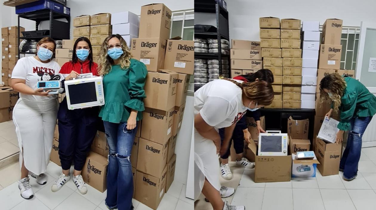 Los equipos entregados por la UNGRD.