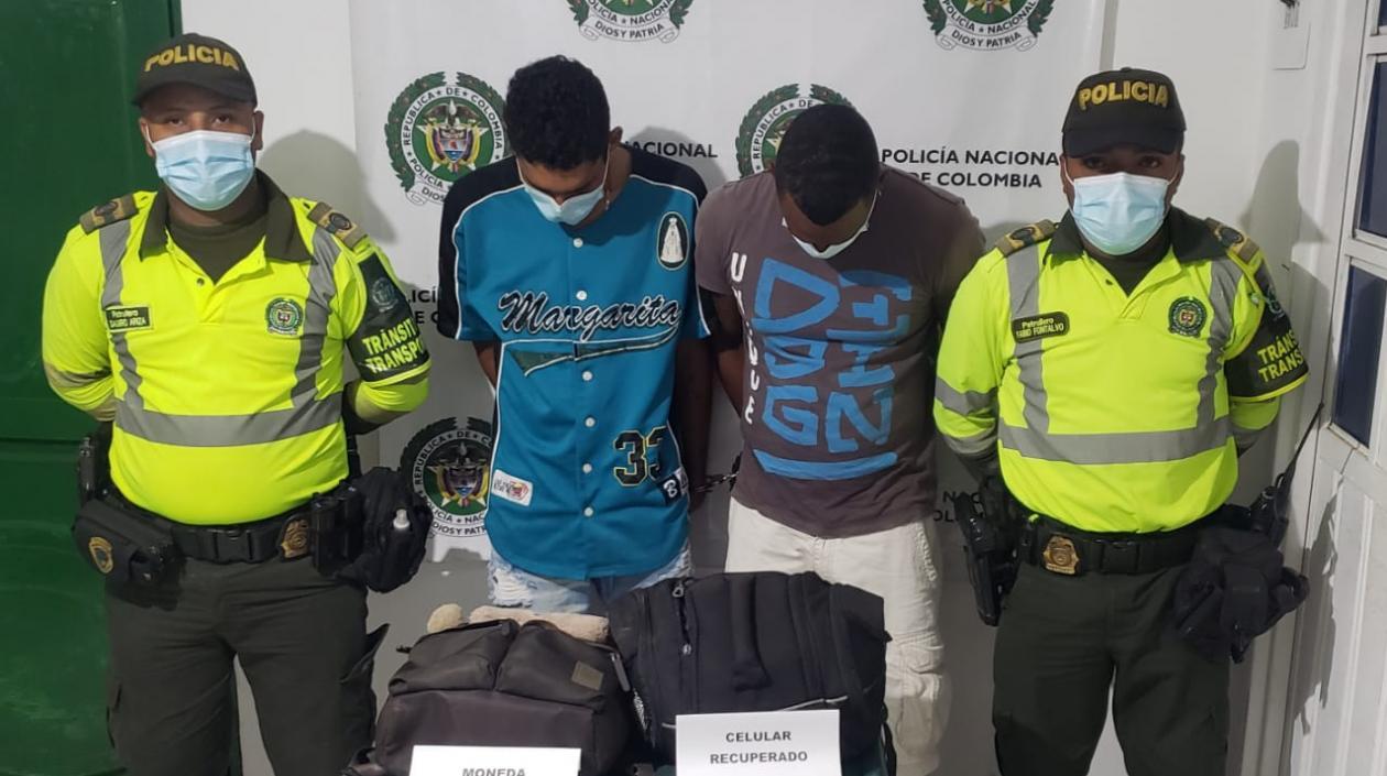 Robinson Enrique Peñate De Alba y Luis Miguel Cantillo Gutiérrez.