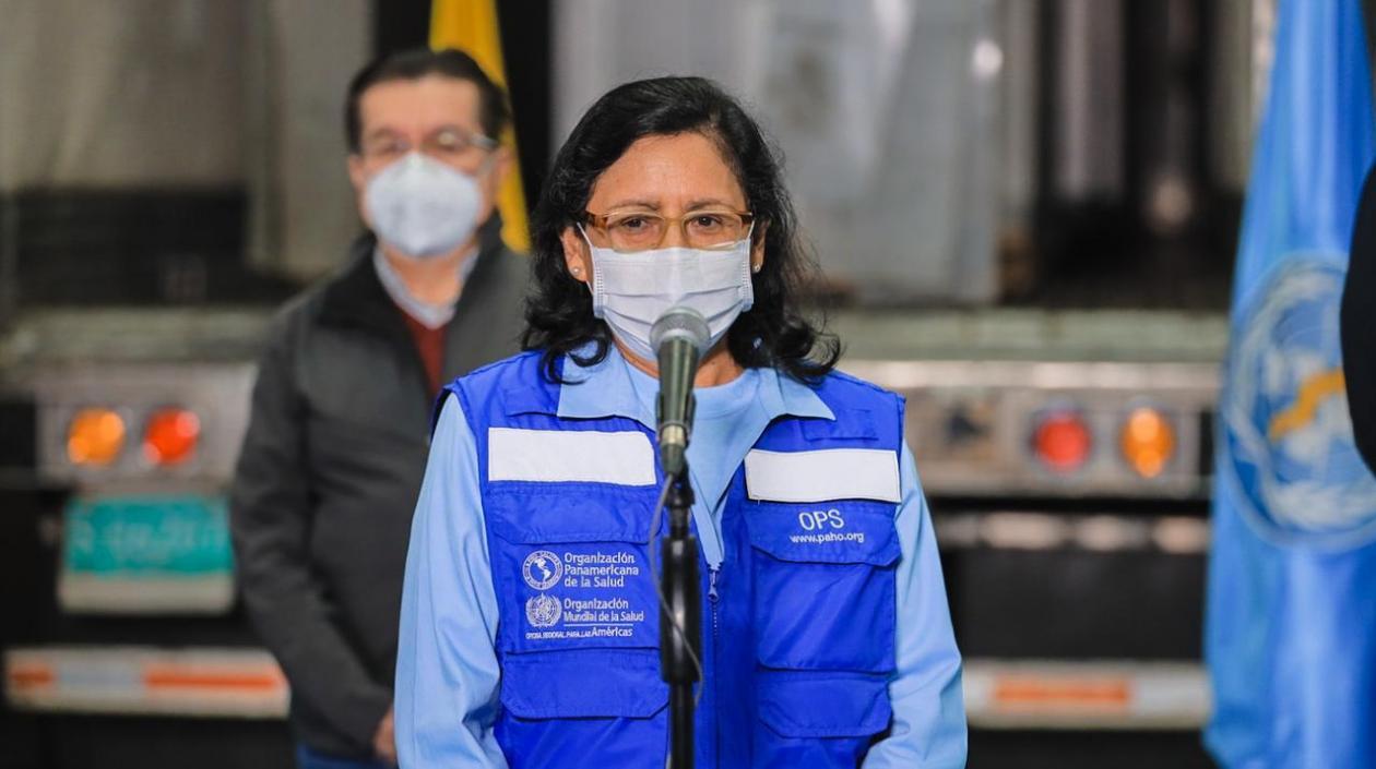 Gina Tambini Gómez, representante de la OPS/OMS en Colombia.