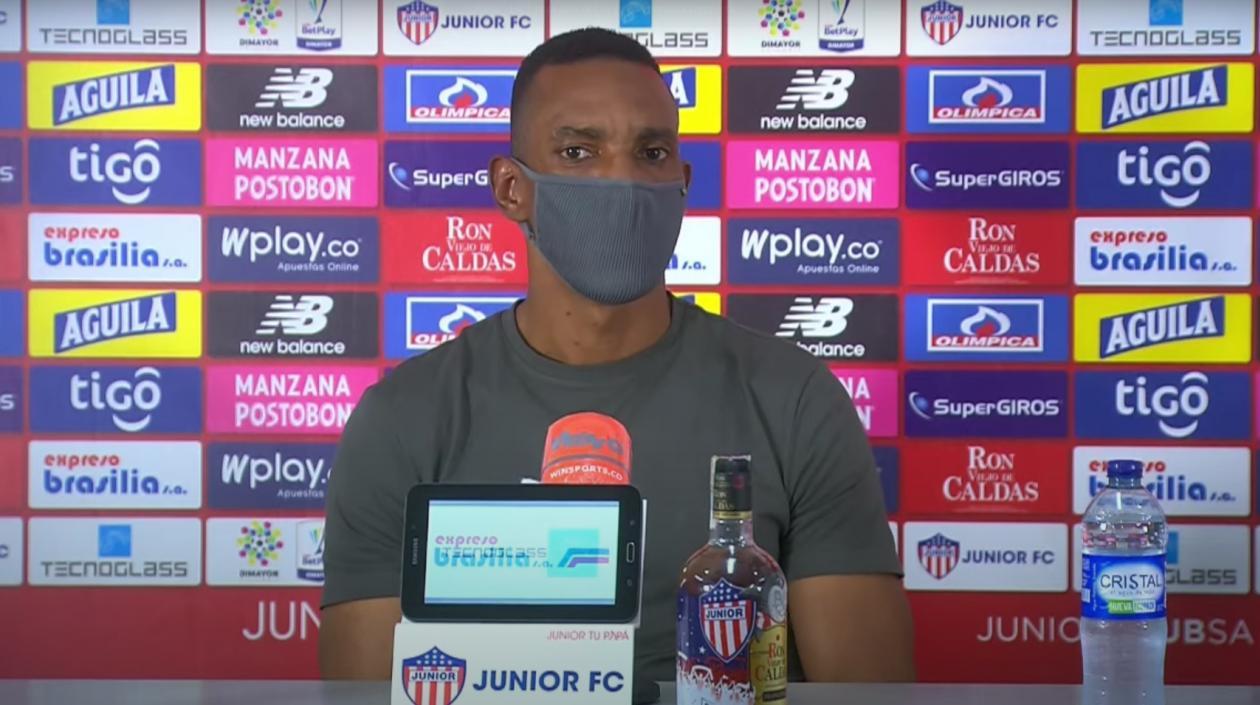 Luis Amaranto Perea, entrenador de Junior. 