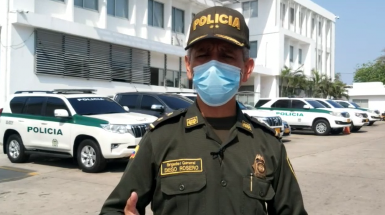 General Diego Rosero, comandante de la Mebar.