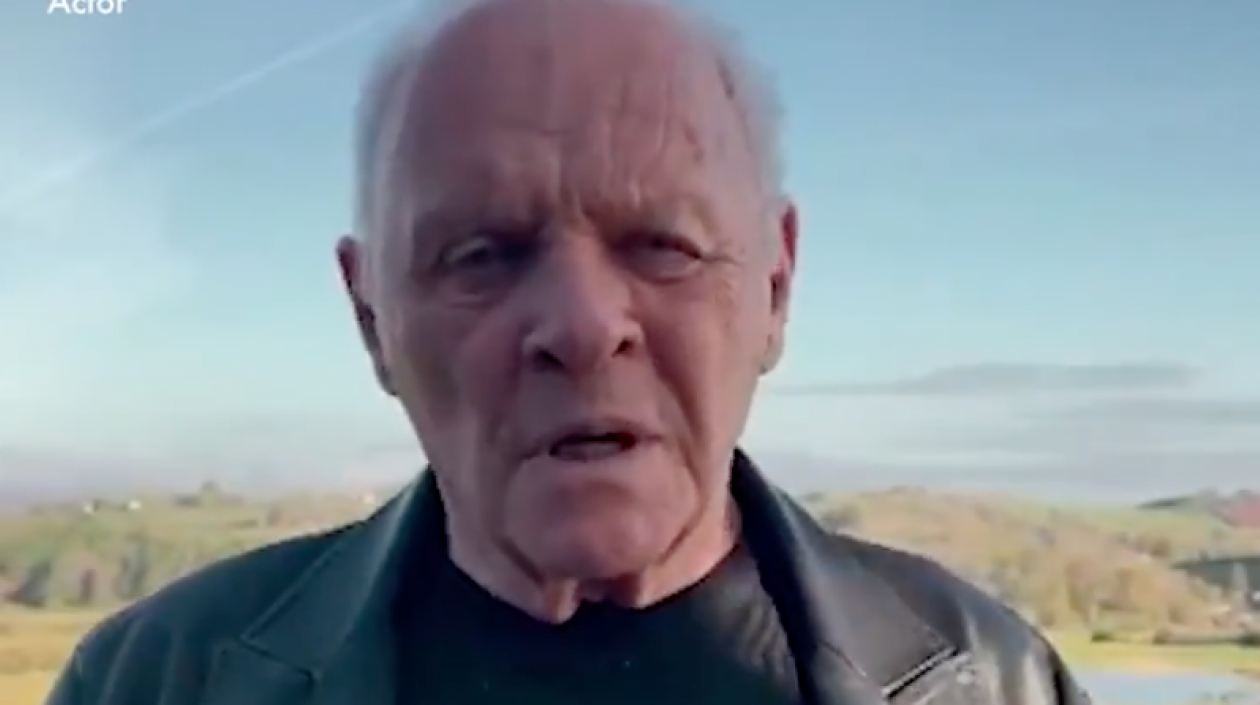 El actor Anthony Hopkins.