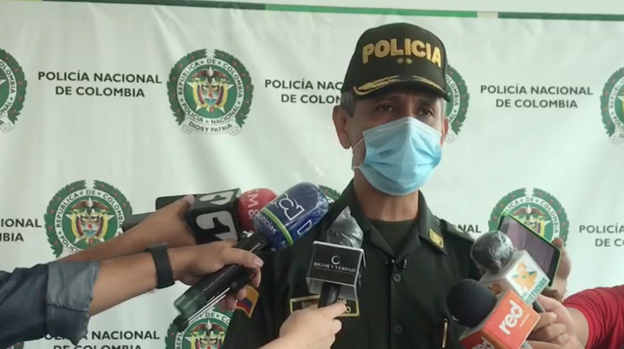 El comandante de la Mebar, general Diego Rosero.