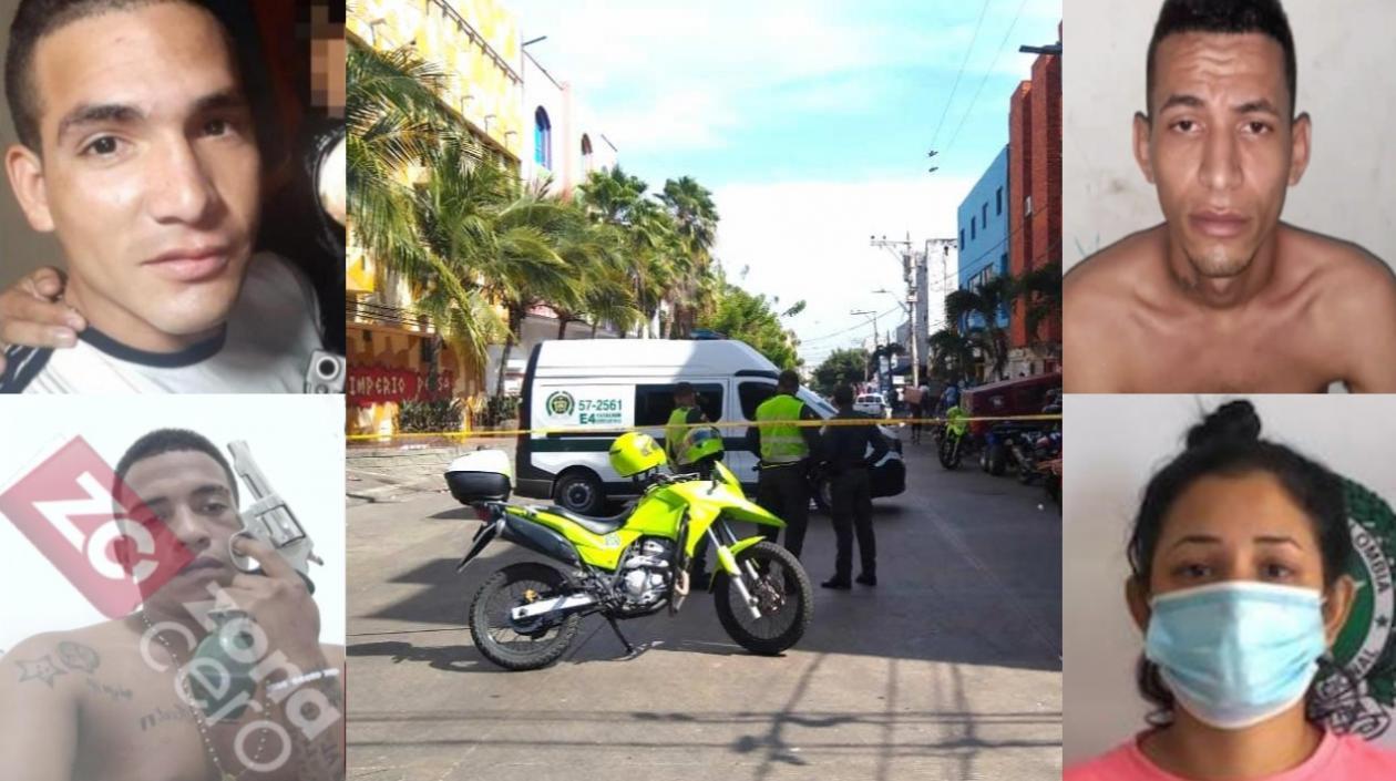 'Tommy masacre', 'Caracas', 'Yefri' y 'Patricia'.