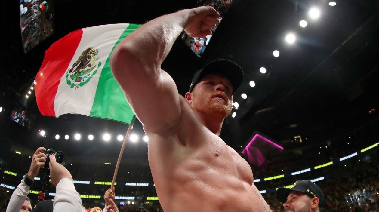 Saúl 'Canelo' Álvarez, boxeador mexicano. 