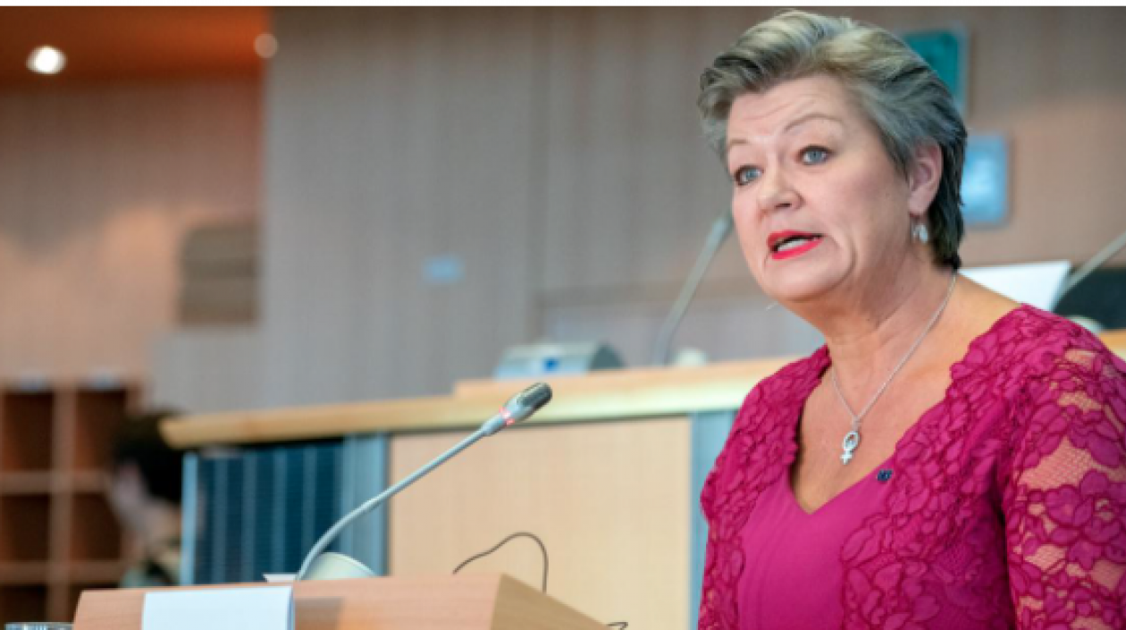La comisaria europea de Interior, Ylva Johansson.
