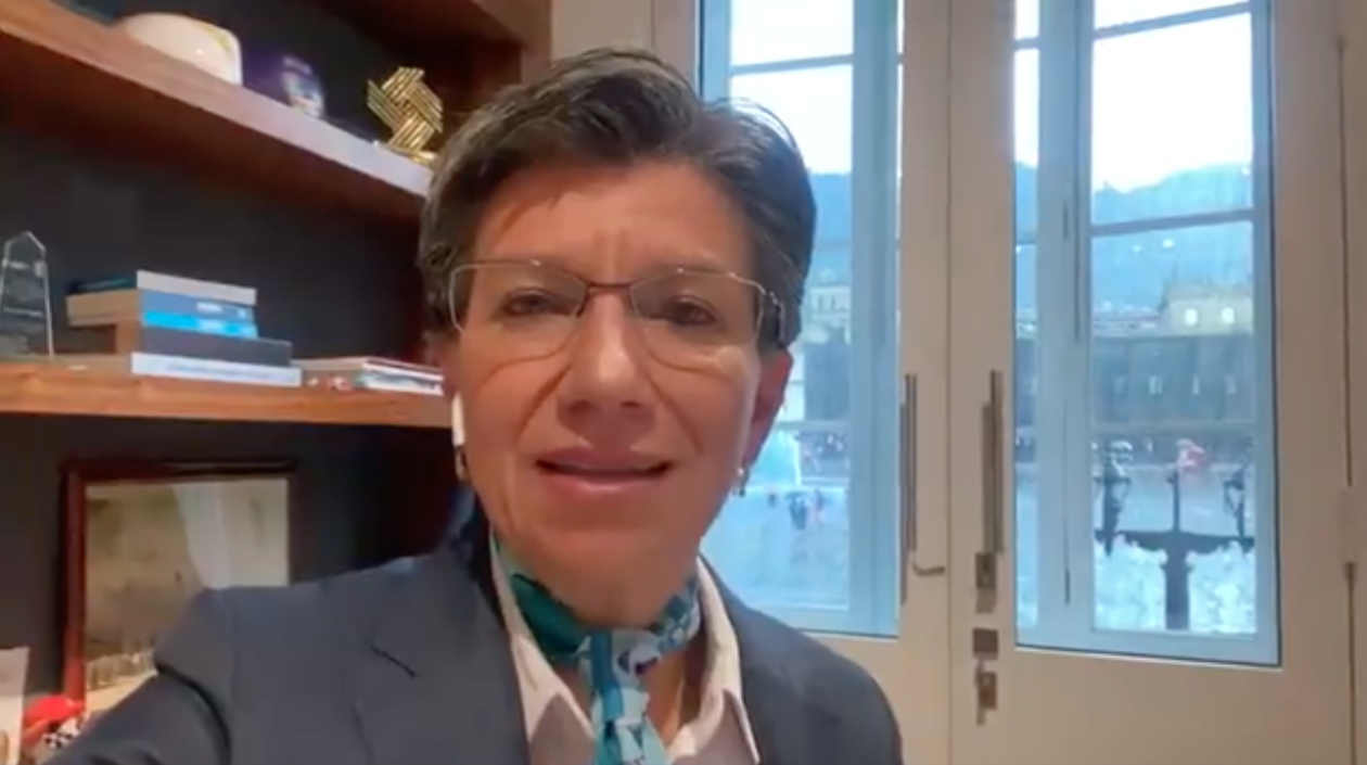 La alcaldesa de Bogotá, Claudia López.