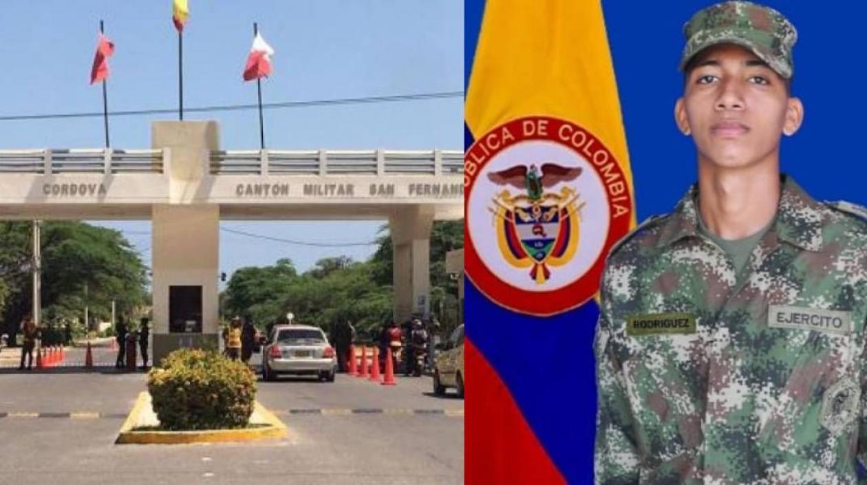 El soldado muerto Juan Diego Flórez Rodríguez.