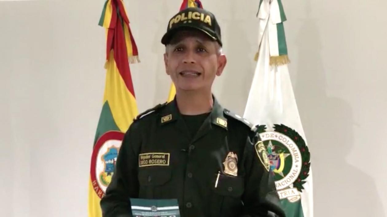 GR Diego Rosero, Comandante de la Policía Metropolitana.