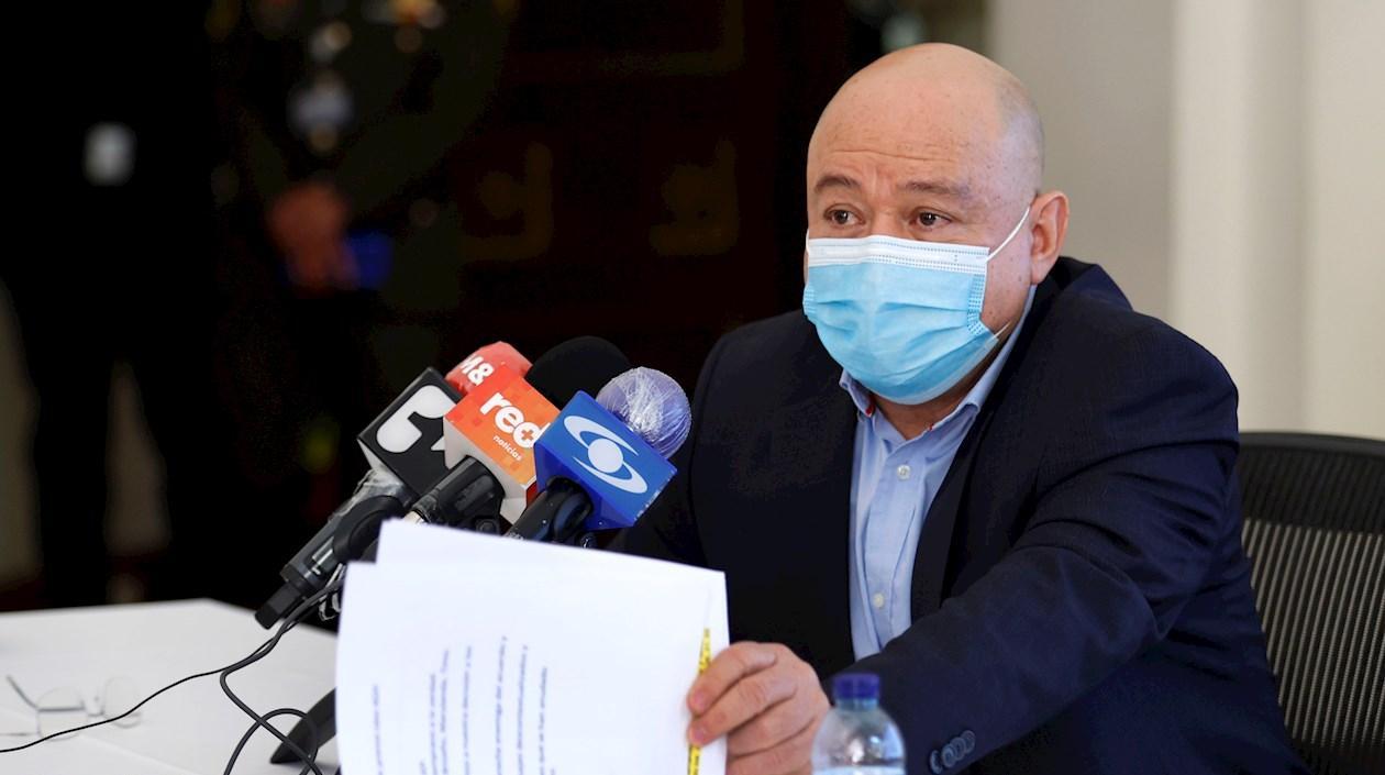 El exjefe de las FARC y actual senador del partido Comunes Julián Gallo, conocido como "Carlos Antonio Lozada".