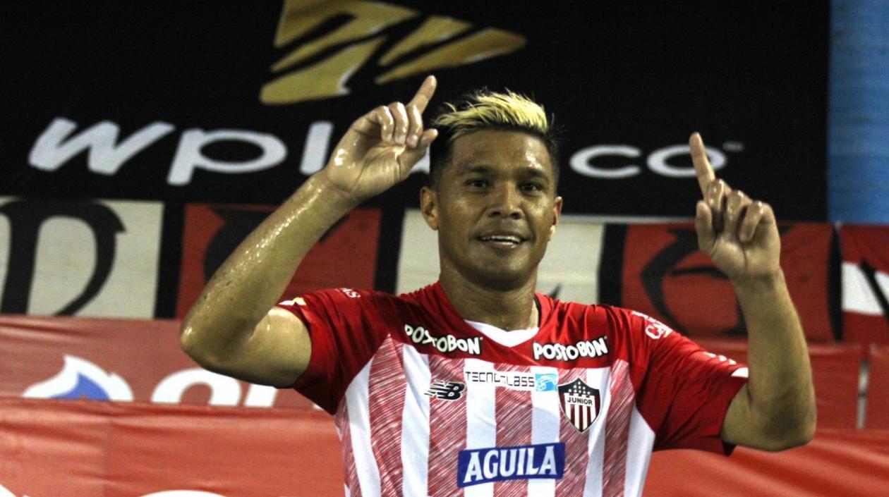 Teófilo Gutiérrez, delantero de Junior. 