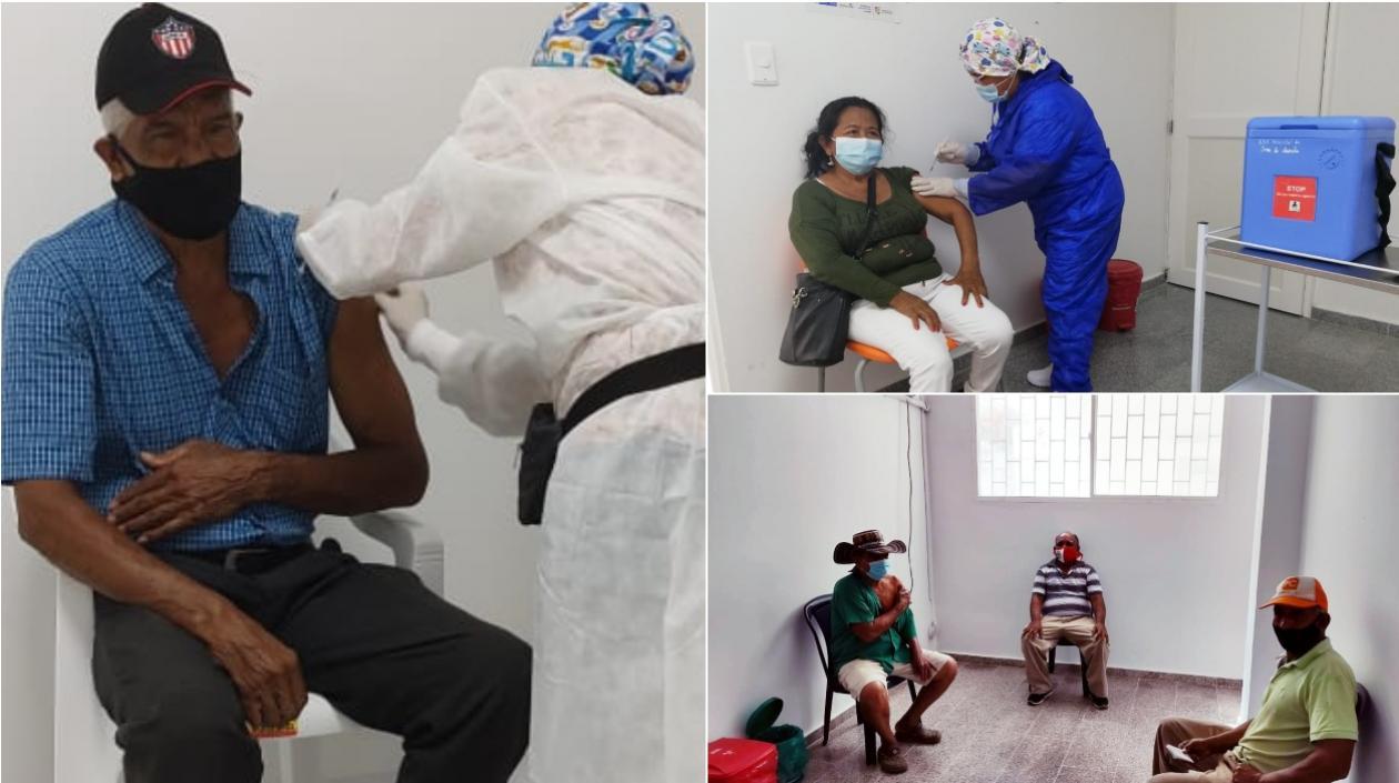 Atlántico sigue vacunando a los adultos mayores en diferentes municipios.