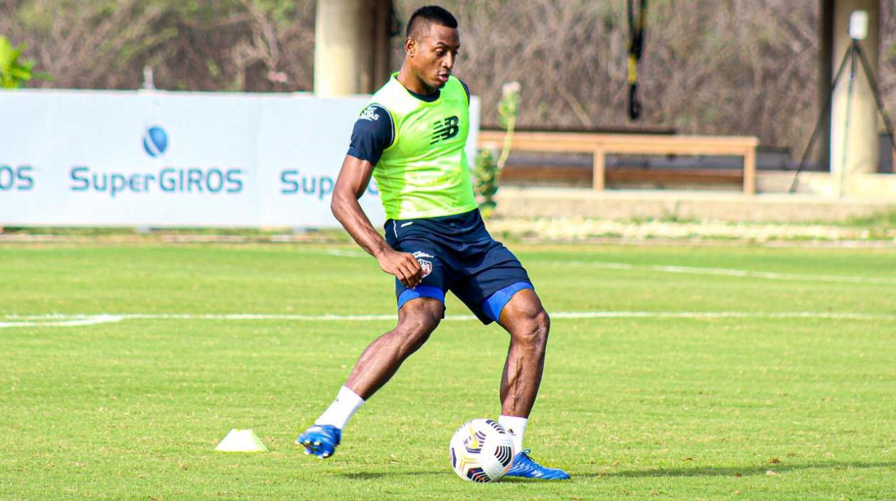 Willer Ditta, jugador de Junior. 