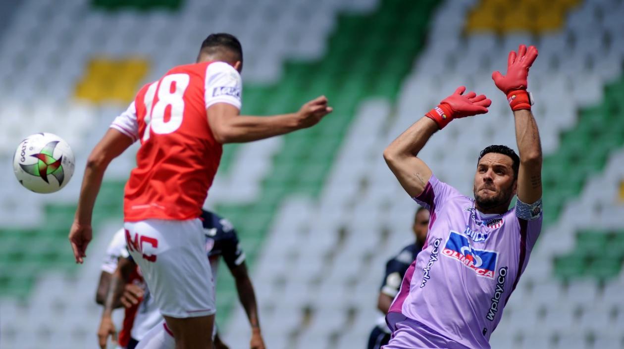 Sebastián Viera, capitán de Junior. 