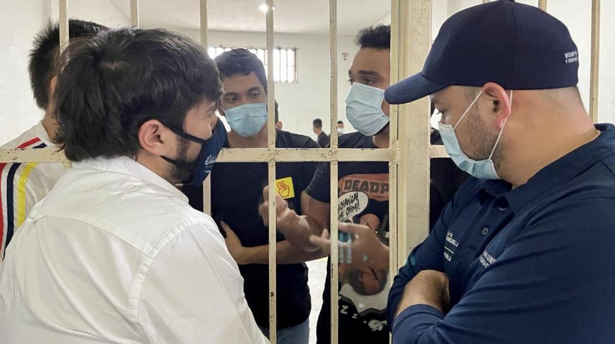 El Alcalde de Barranquilla, Jaime Pumarejo.