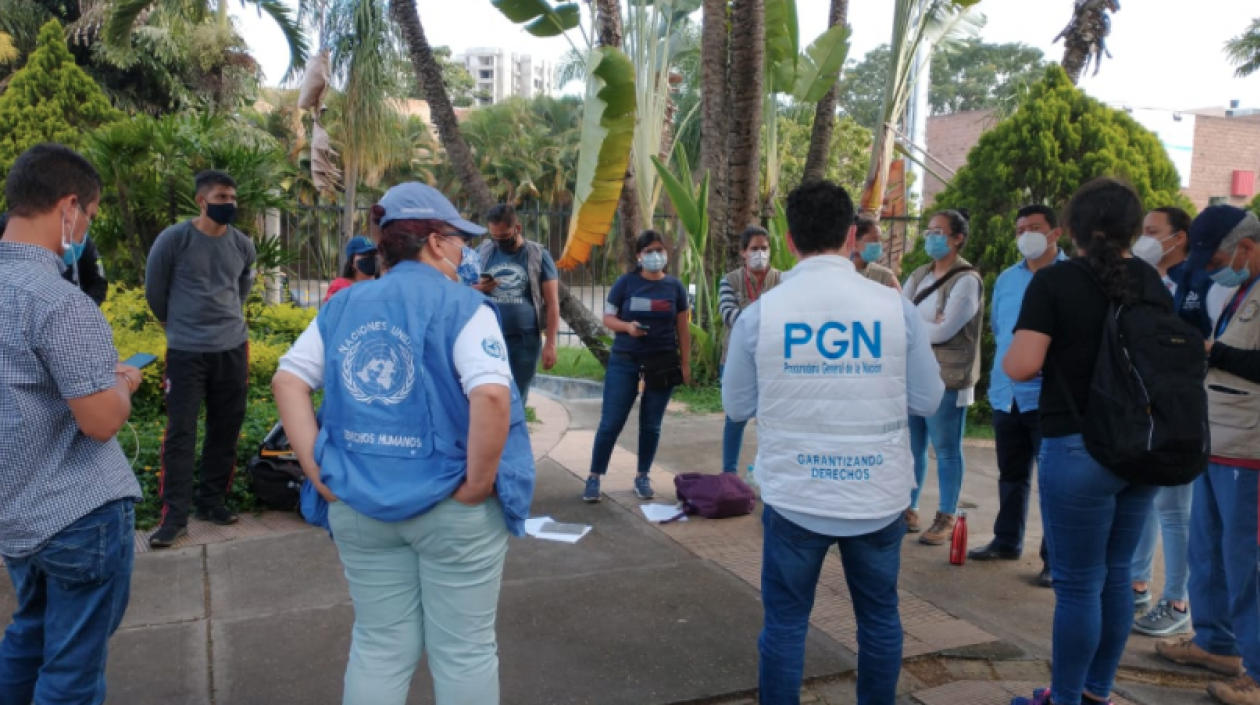 Imagen de la comisión humanitaria.